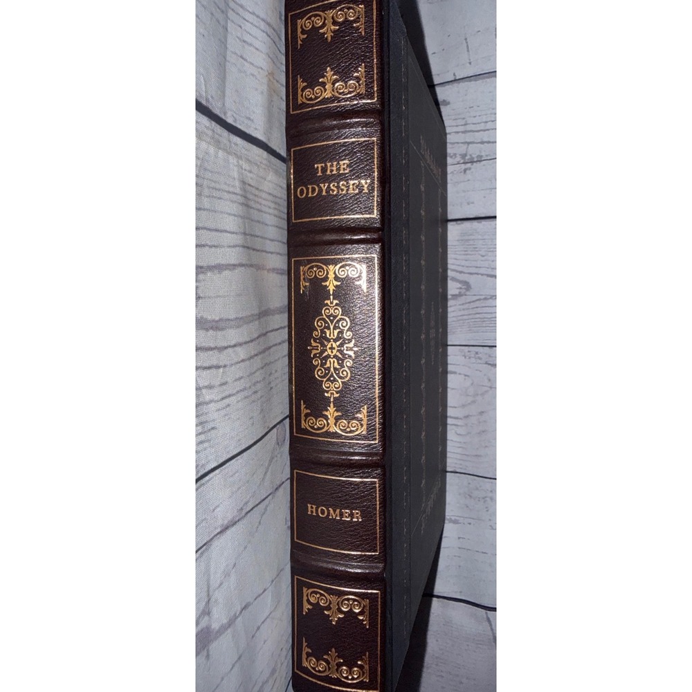 Homer The Odyssey Franklin Library 1979 Leather Bound Gilt Illustrated Book